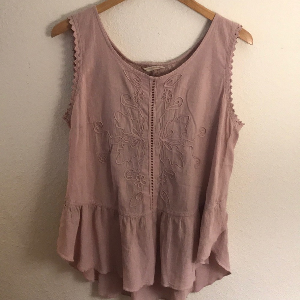 Soft Surroundings peplum top